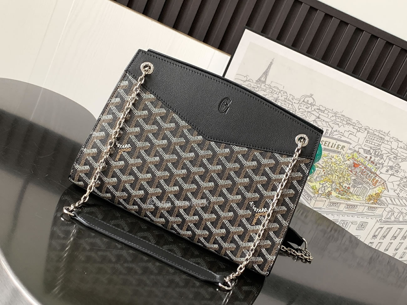 Goyard Rouette Small Hard Version 18 Cm X 9 Cm X 25.5 Cm (13) - www.newkick.vip
